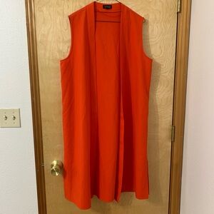 TopShop Orange Duster size 6